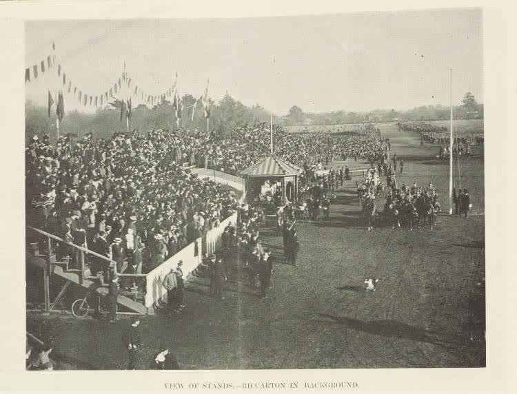 Royalty in Christchurch - the great review, 1901