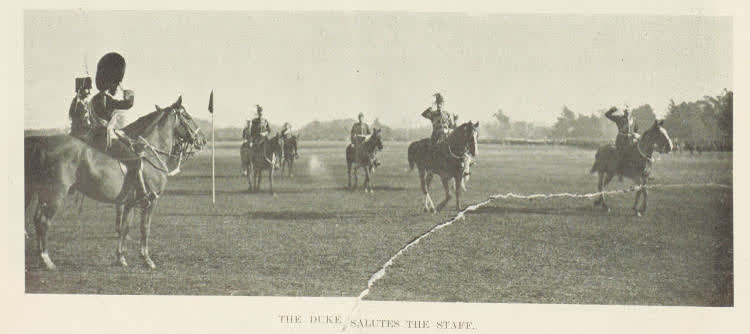 Royalty in Christchurch - the great review, 1901