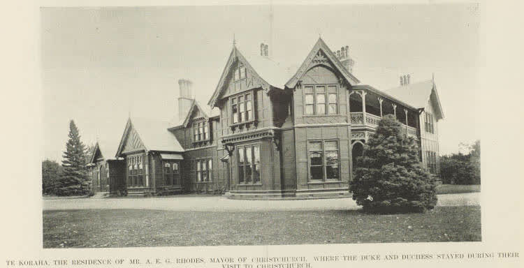 Koraha, the residence of Mr. Arthur Edgar Gravenor Rhodes, 1901