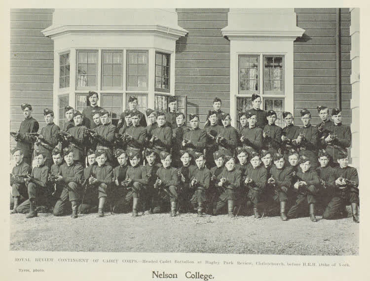Royal review contingent of Cadet Corps, 1902
