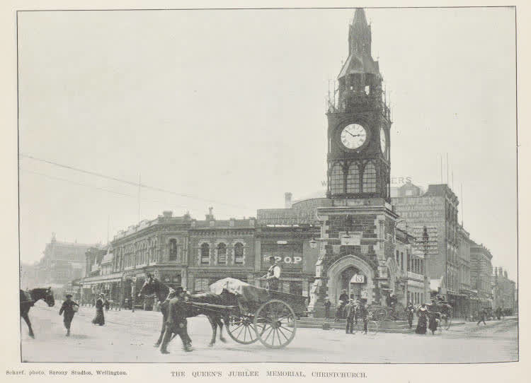 The Queen's Jubilee Memorial, Christchurch, 1903