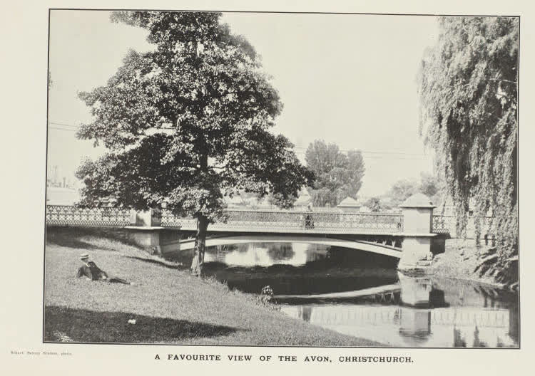 A favourite view of the Avon, Christchurch, 1904