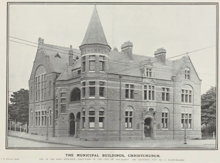 The Municipal Buildings, Christchurch, 1904