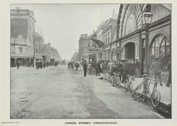 Cashel Street, Christchurch, 1904