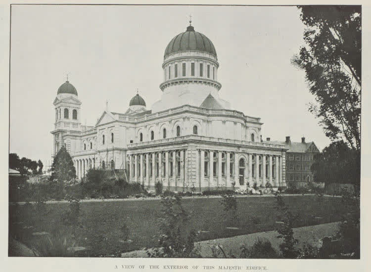 A view of the exterior of this majestic edifice, 1905