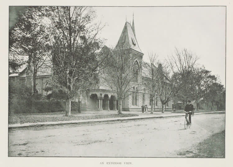 An exterior view, 1905