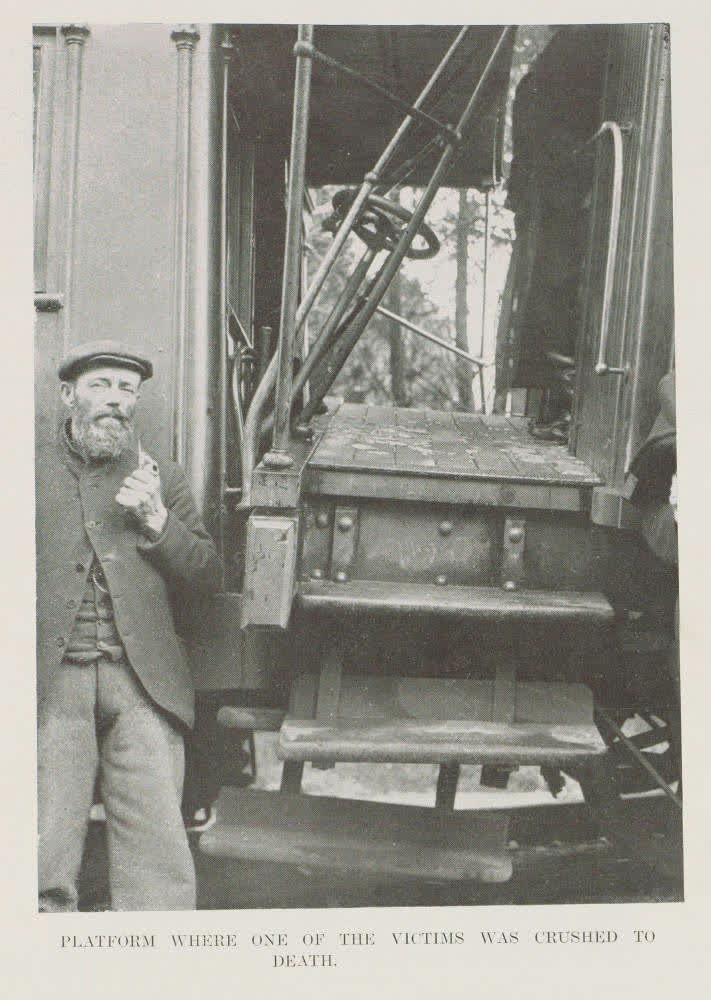 Fatal railway accident near Chaney’s Corner, on the Christchurch-Kaiapoi railway, 1905