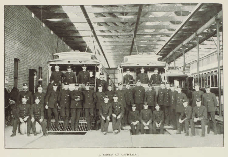 A group of officials, 1906