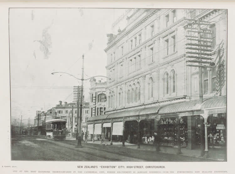 New Zealand's 'Exhibition' city: High-Street. Christchurch, 1906