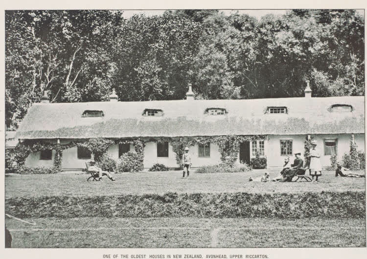 One of the oldest houses in New Zealand, Avonhead, Upper Riccarton, 1906