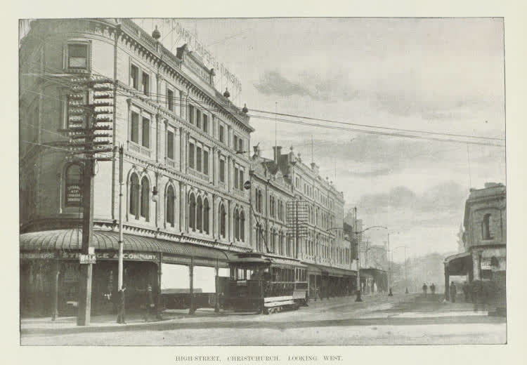 High-Street, Christchurch, 1906