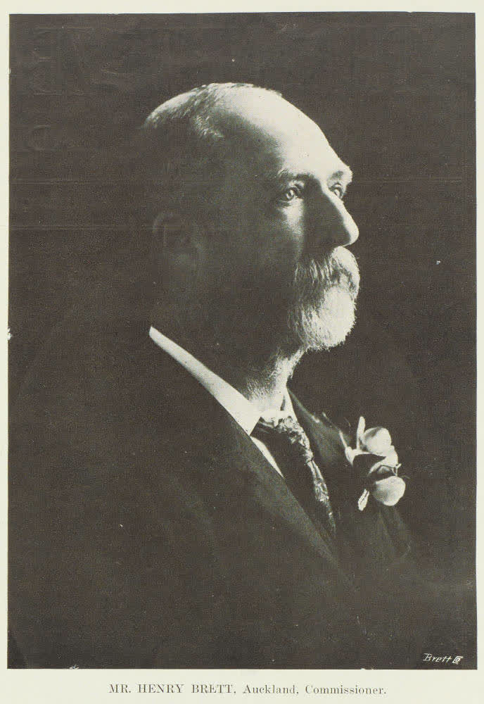 Mr Henry Brett, Auckland, commissioner, 1906