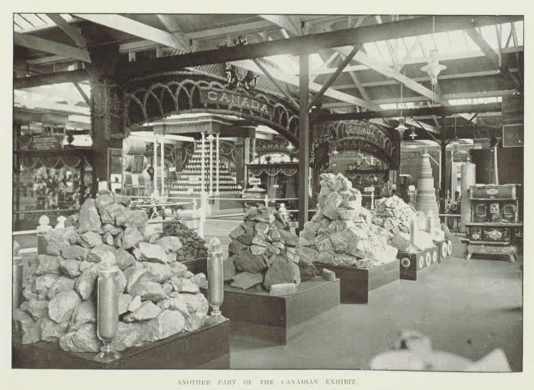 Another part of the Canadian exhibit, 1906