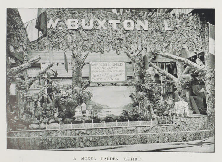 A model garden exhibit, 1906