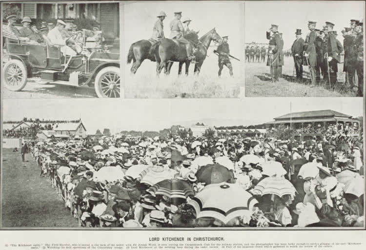 Lord Kitchener in Christchurch, 1910