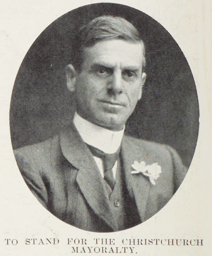 To stand for the Christchurch Mayoralty, 1911