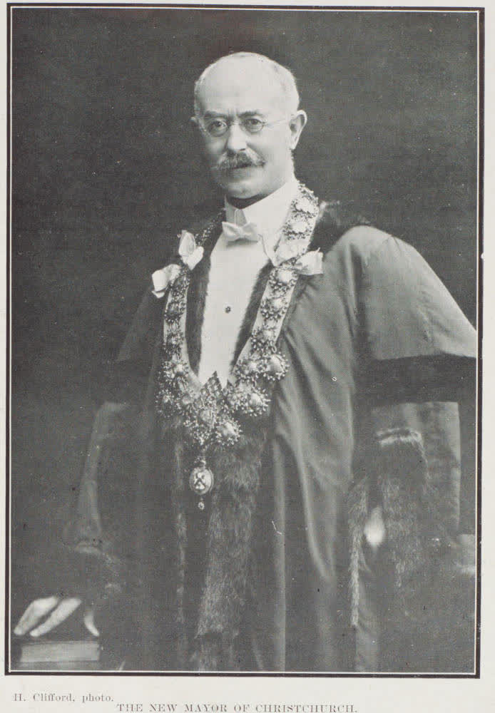 The new Mayor of Christchurch, 1911