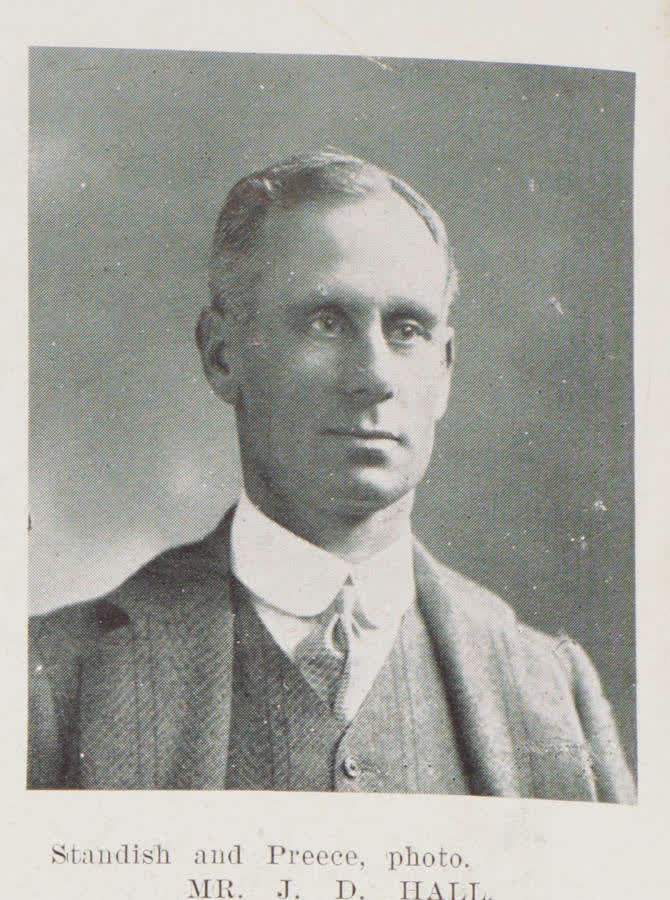 Mr J. D. Hall, 1911