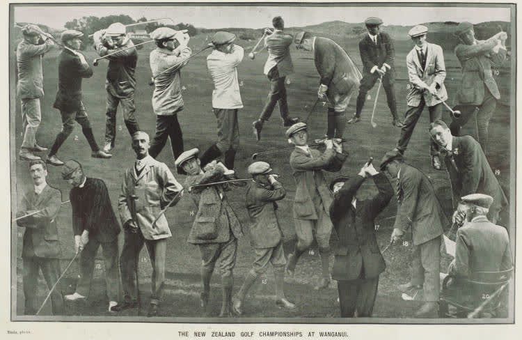 The New Zealand golf championships at Wanganui, 1911