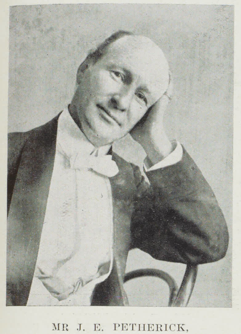 Mr J. E. Petherick, 1911