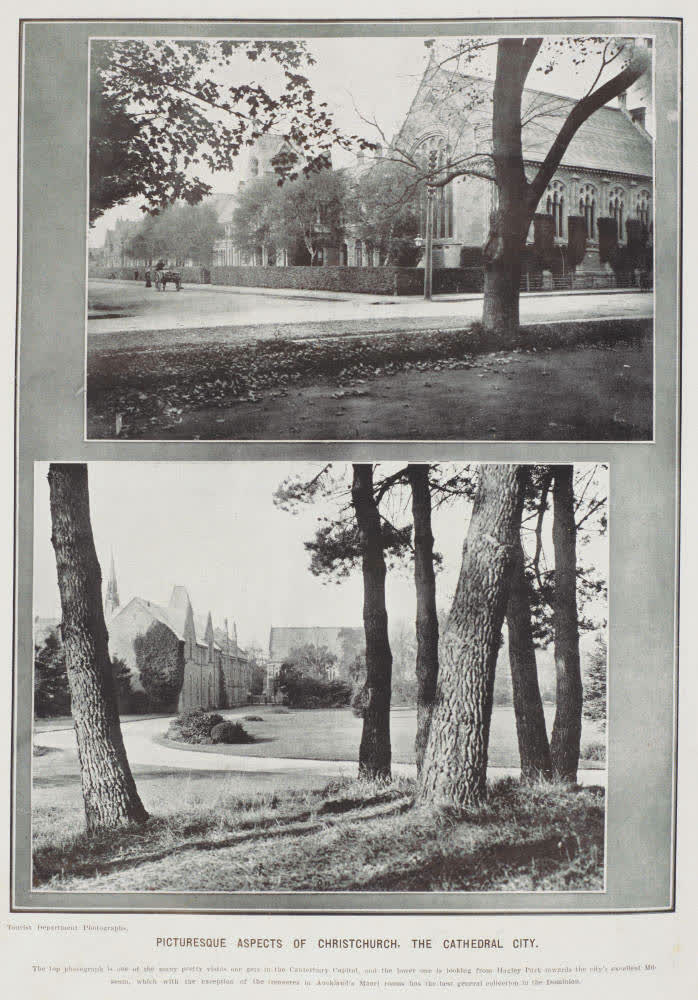 Picturesque aspects of Christchurch, the Cathedral City, 1912