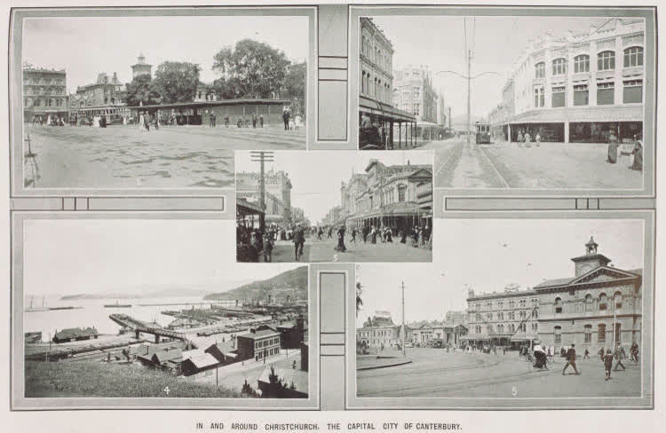 In and around Christchurch, the capital city of Canterbury, 1912