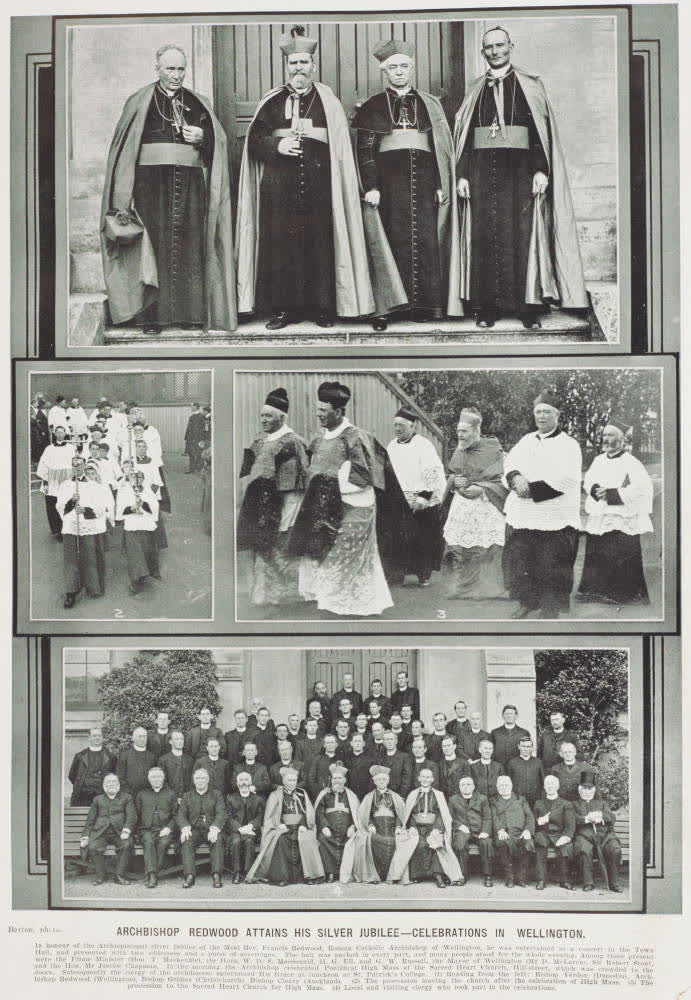 Archbishop Redwood attains his silver jubilee-celebrations in Wellington, 1912