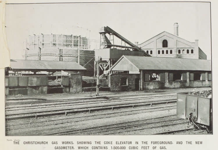 The Christchurch gas works, 1912