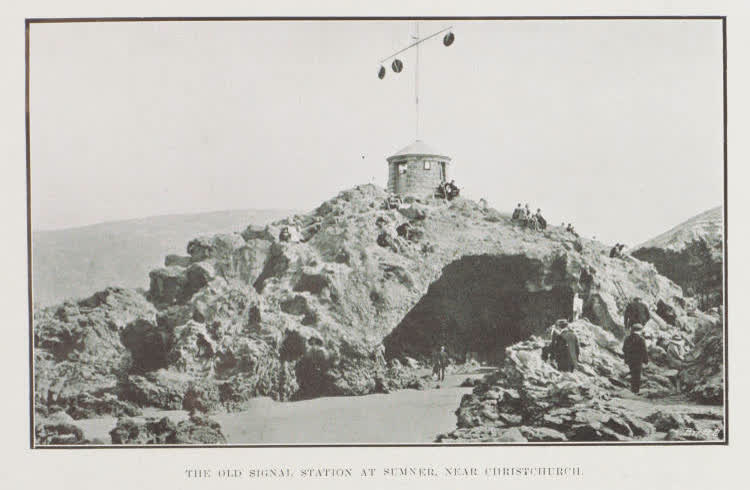 The old signal station at Sumner, near Christchurch, 1913