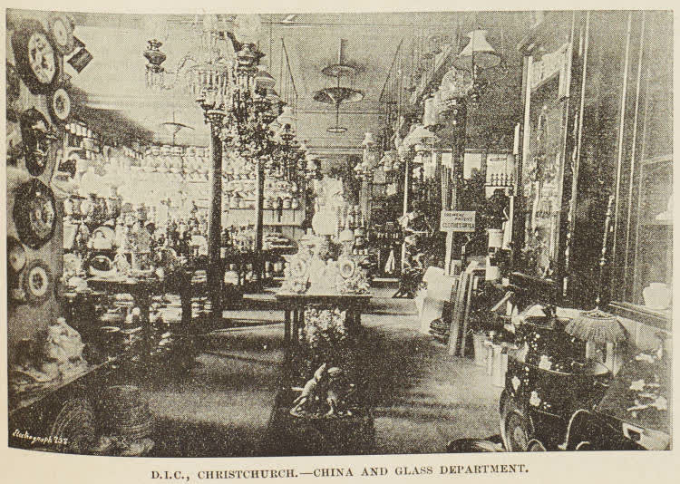 D.I.C., Christchurch - China and Glass Department, 1891
