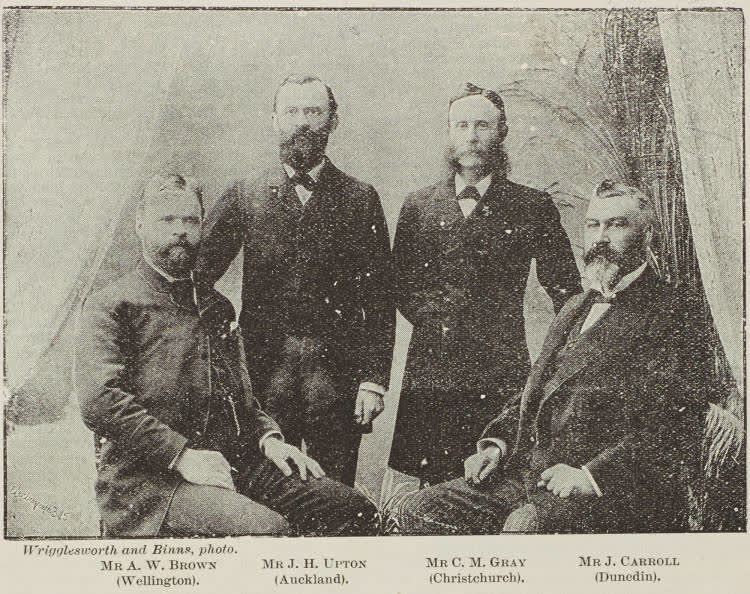 The mayors of the principal cities, 1891