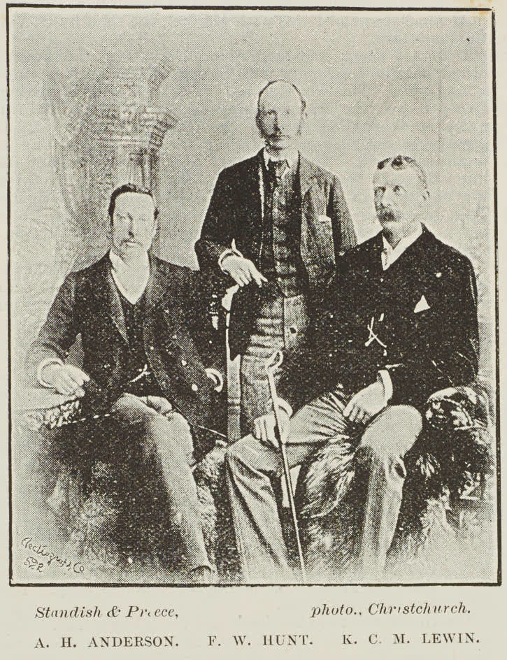 Originators of the Canterbury Amateur Club, 1891