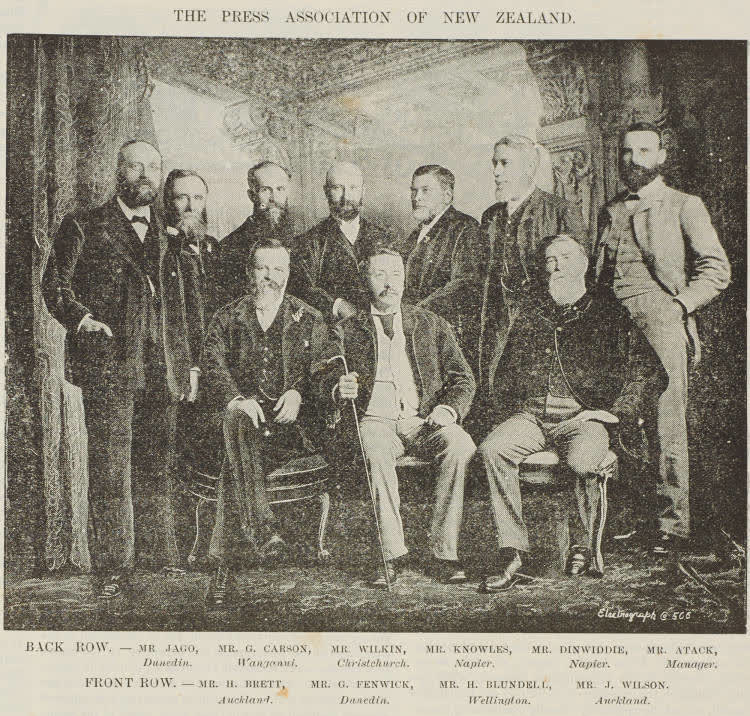The Press Association of New Zealand, 1891