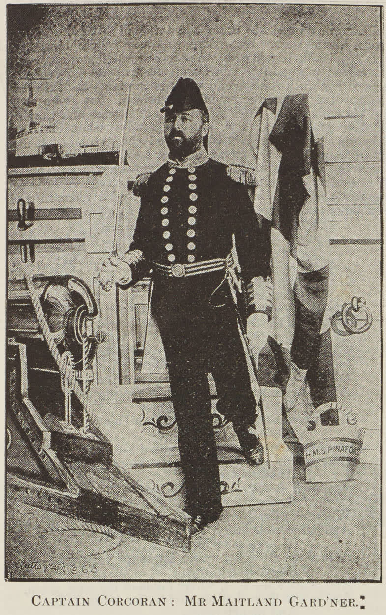 Captain Corcoran : Mr Maitland Gard'ner, 1891