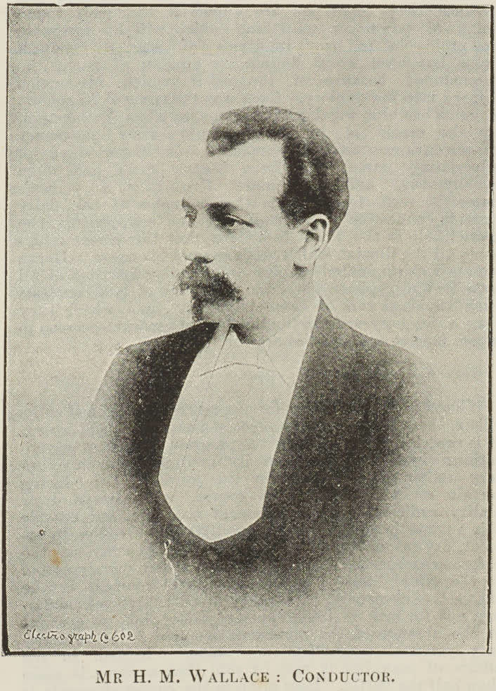 Mr F. M. Wallace, conductor, 1891