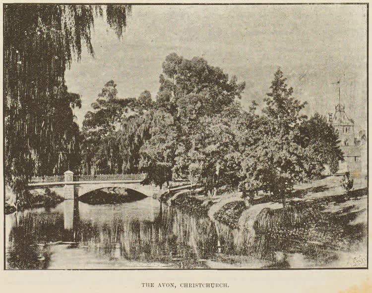 The Avon, Christchurch, 1892