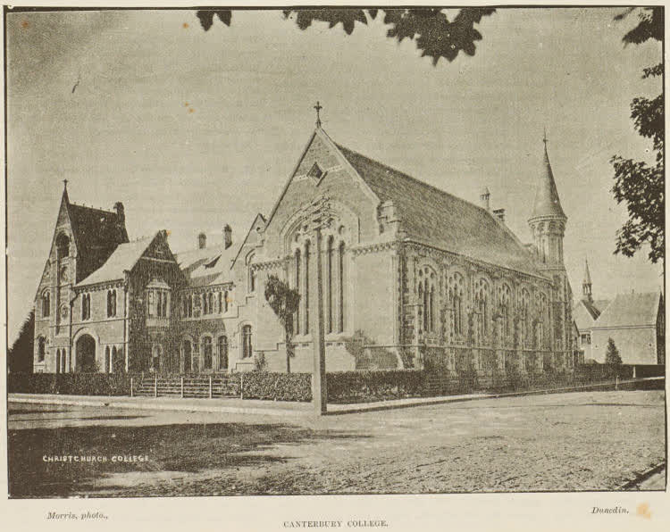 Canterbury College, 1892