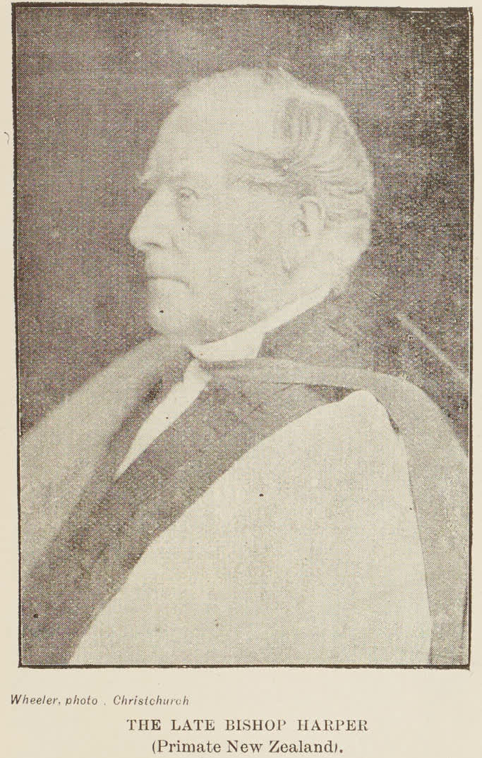 The late Bishop Harper (Primate of New Zealand), 1894