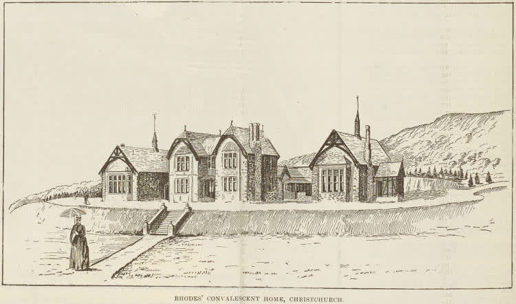 Rhodes' Convalescent Home, Christchurch, 1894