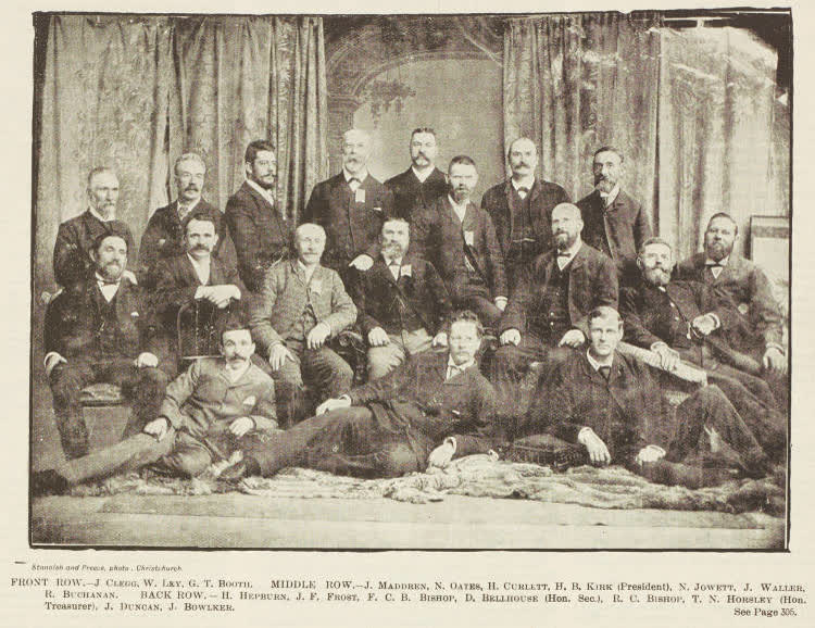 Members of Christchurch Industrial Association, 1894