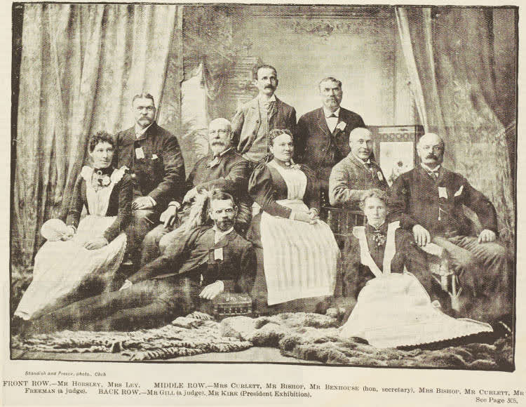 Pastry Committee, Christchurch Exhibition, 1894