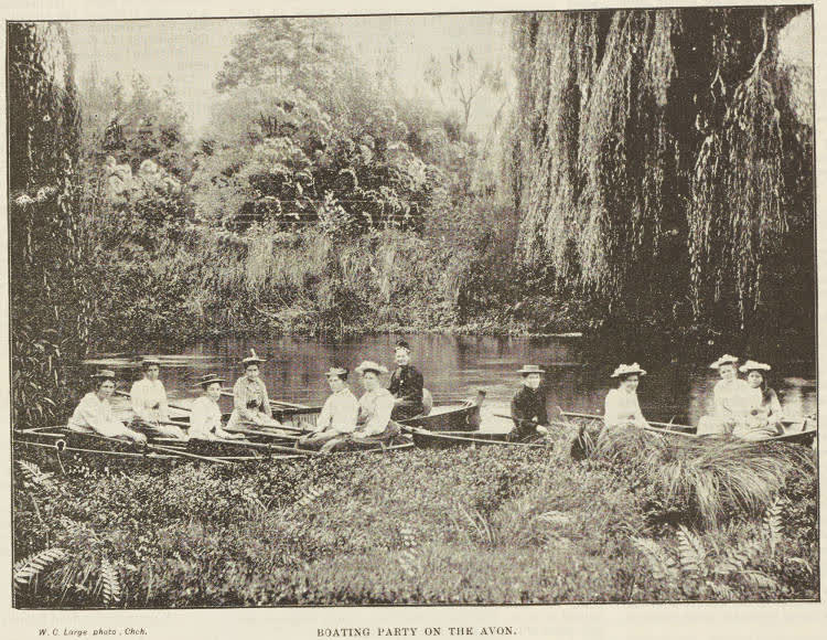 Boating party on the Avon, 1894