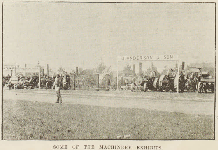 Some of the machinery exhibits, 1894