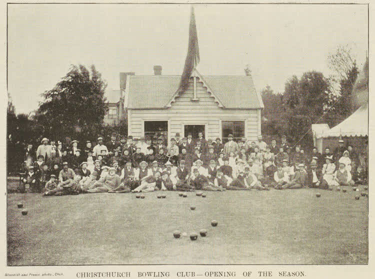Christchurch Bowling Club - Opening of the season, 1894