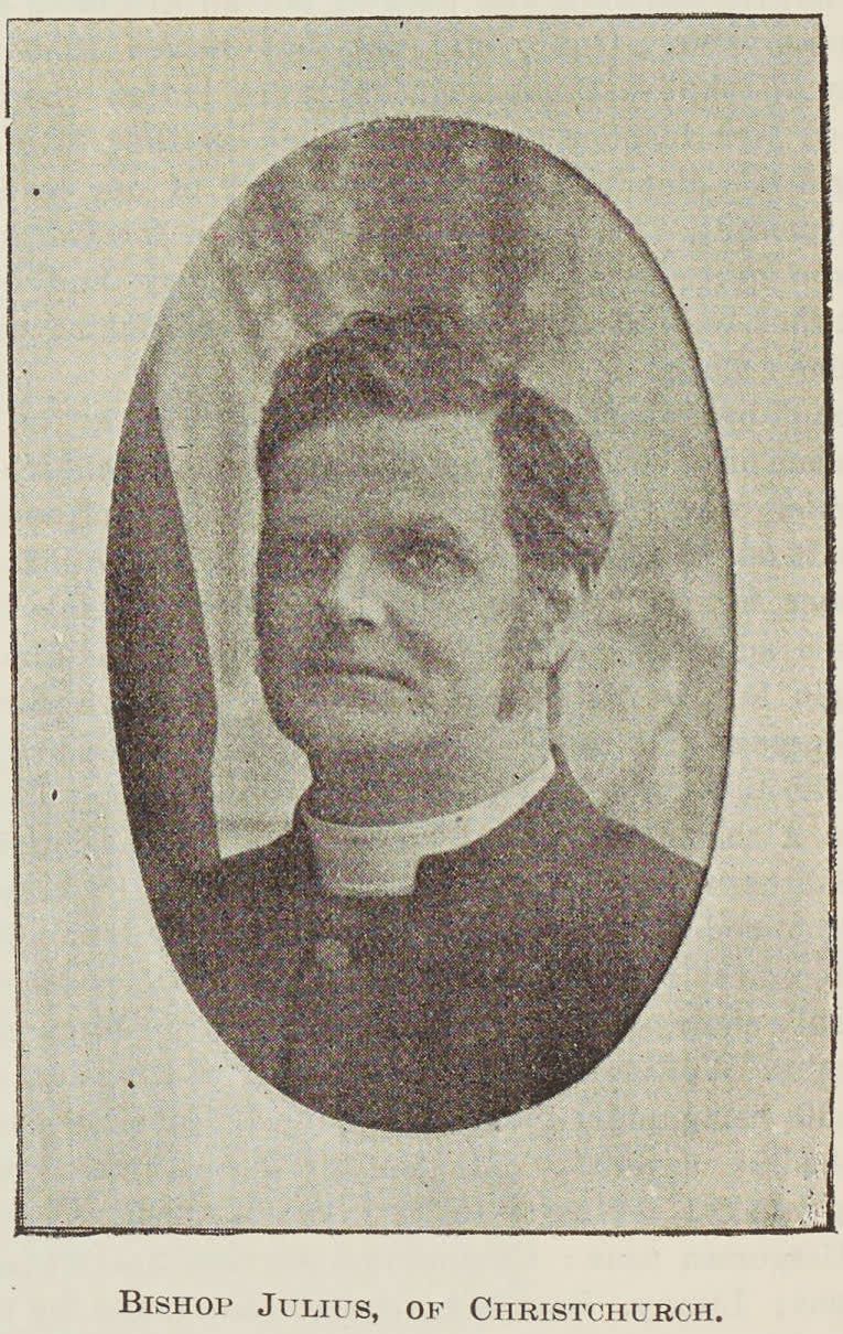 Bishop Julius, of Christchurch, 1895