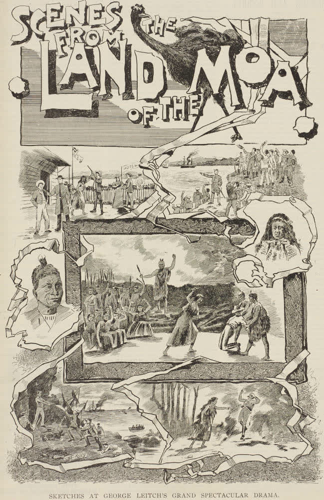 Scenes from 'The Land of the Moa', 1895