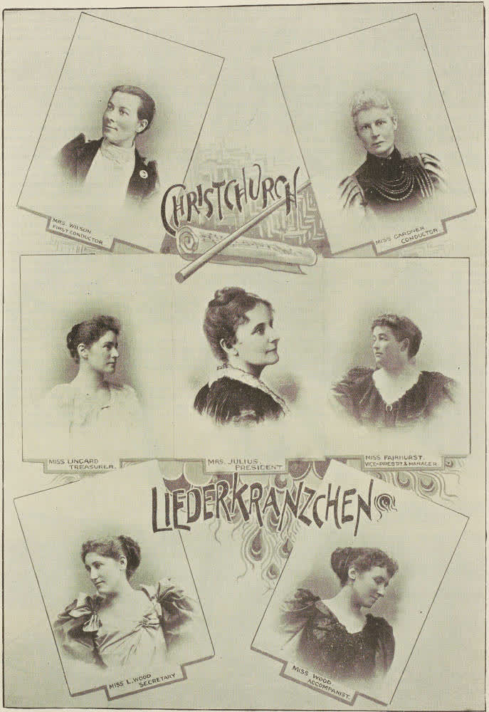 Christchurch Liederkranzchen, 1895