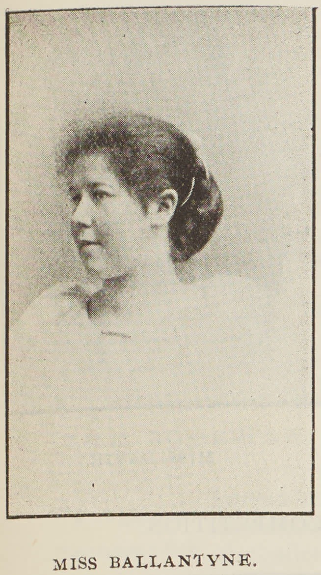 Miss Ballantyne, 1895