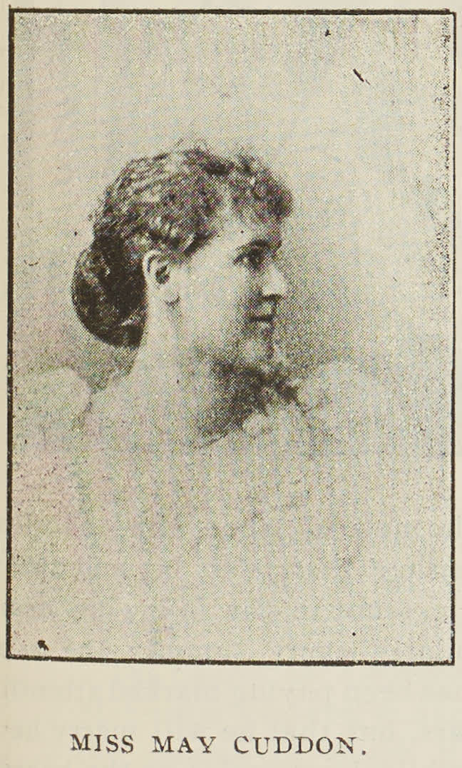 Miss May Cuddon, 1895