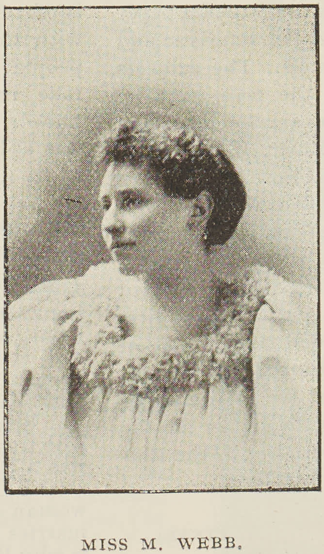 Miss M. Webb, 1895